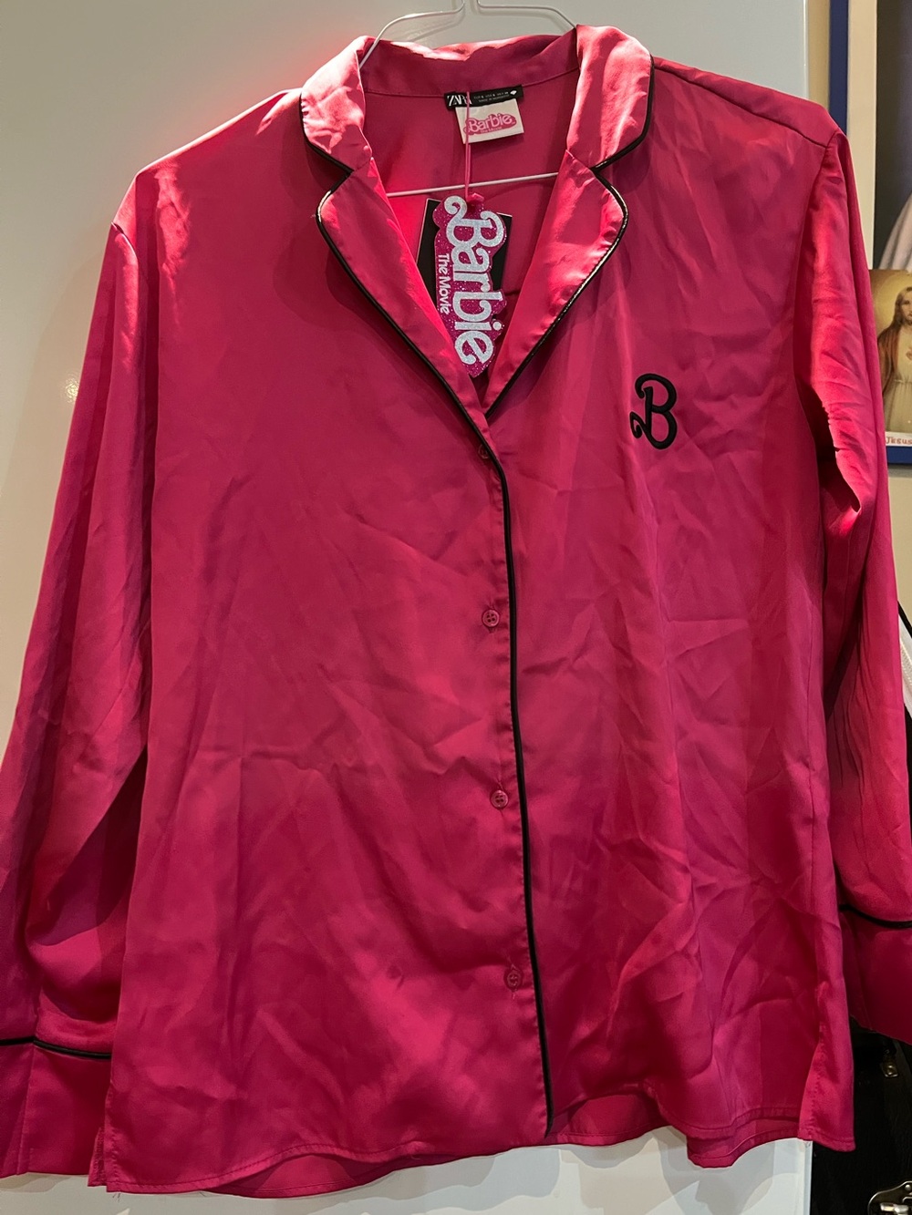 Zara Bright Pink Barbie Top